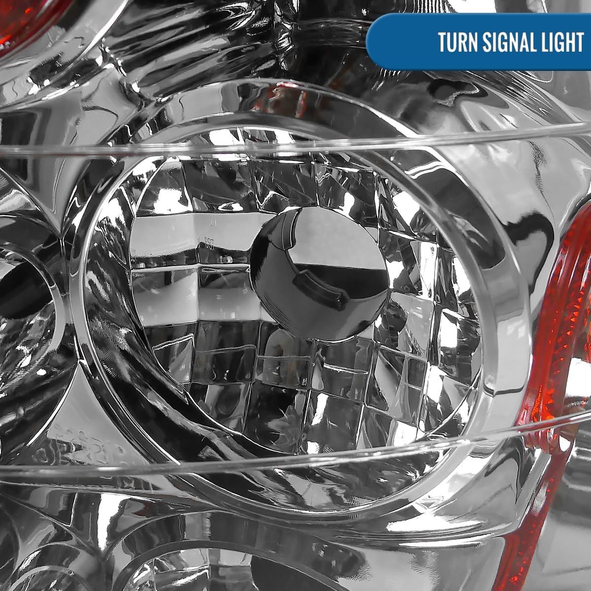 Ronnin - Fits 2006-2011 Honda Civic Sedan 4 Door Replacement Tail Lights Assembly Pair | Chrome