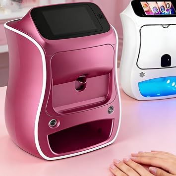 2026 Nail Art Printer Machine - Professional Nail Printing Machine,5-Inch Touchscreen & 10-Second Printing, Nail-Printer with 2400DPI & App Design for Salon Quality at Home TypeA