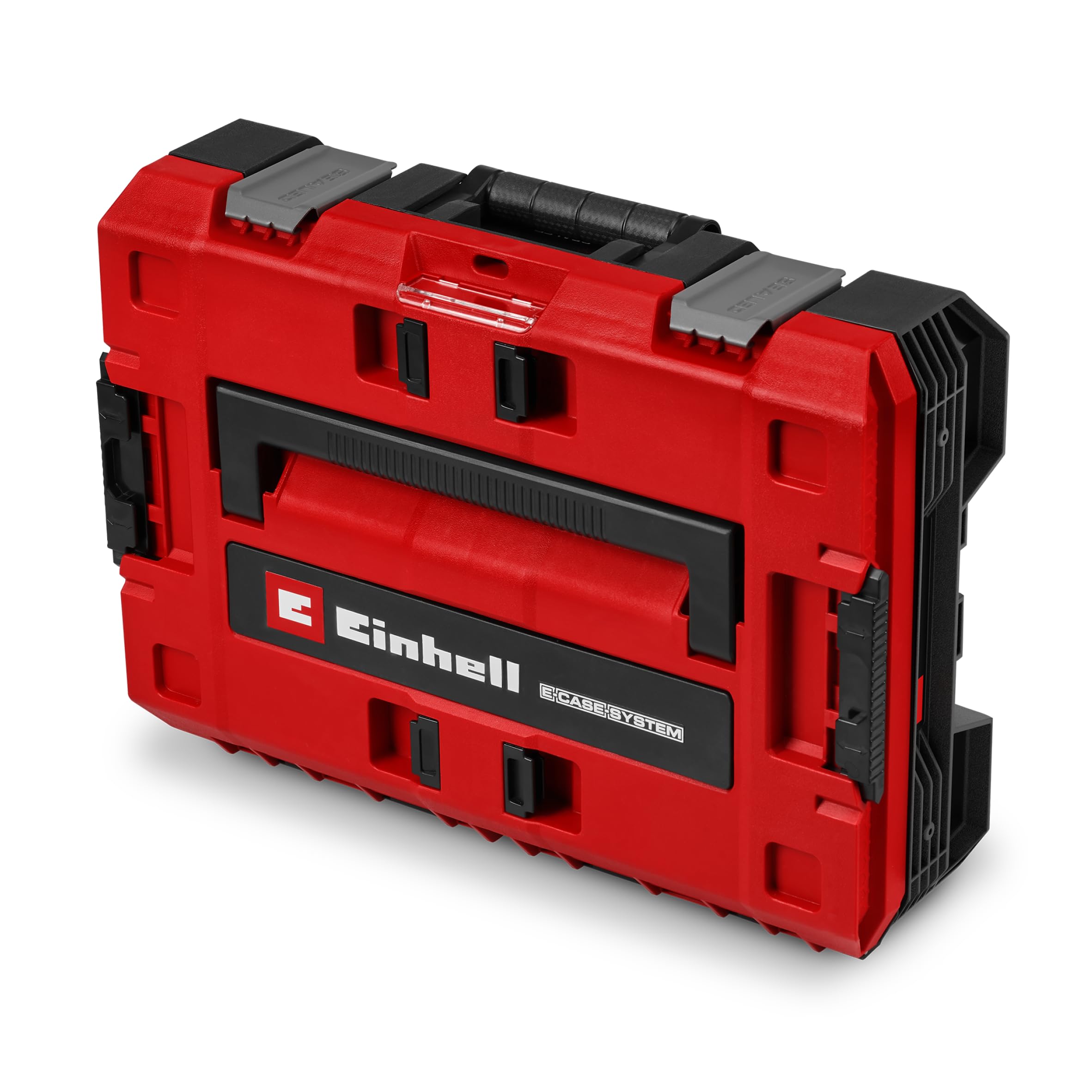 Einhell E-Case S-F SEALED (sistema E-Case, resistente alla polvere e ai getti d'acqua, compatibile con E-Cases Half Size, 44 x 33 x 13 cm, carico utile max. 90 kg, maniglia per il trasporto)