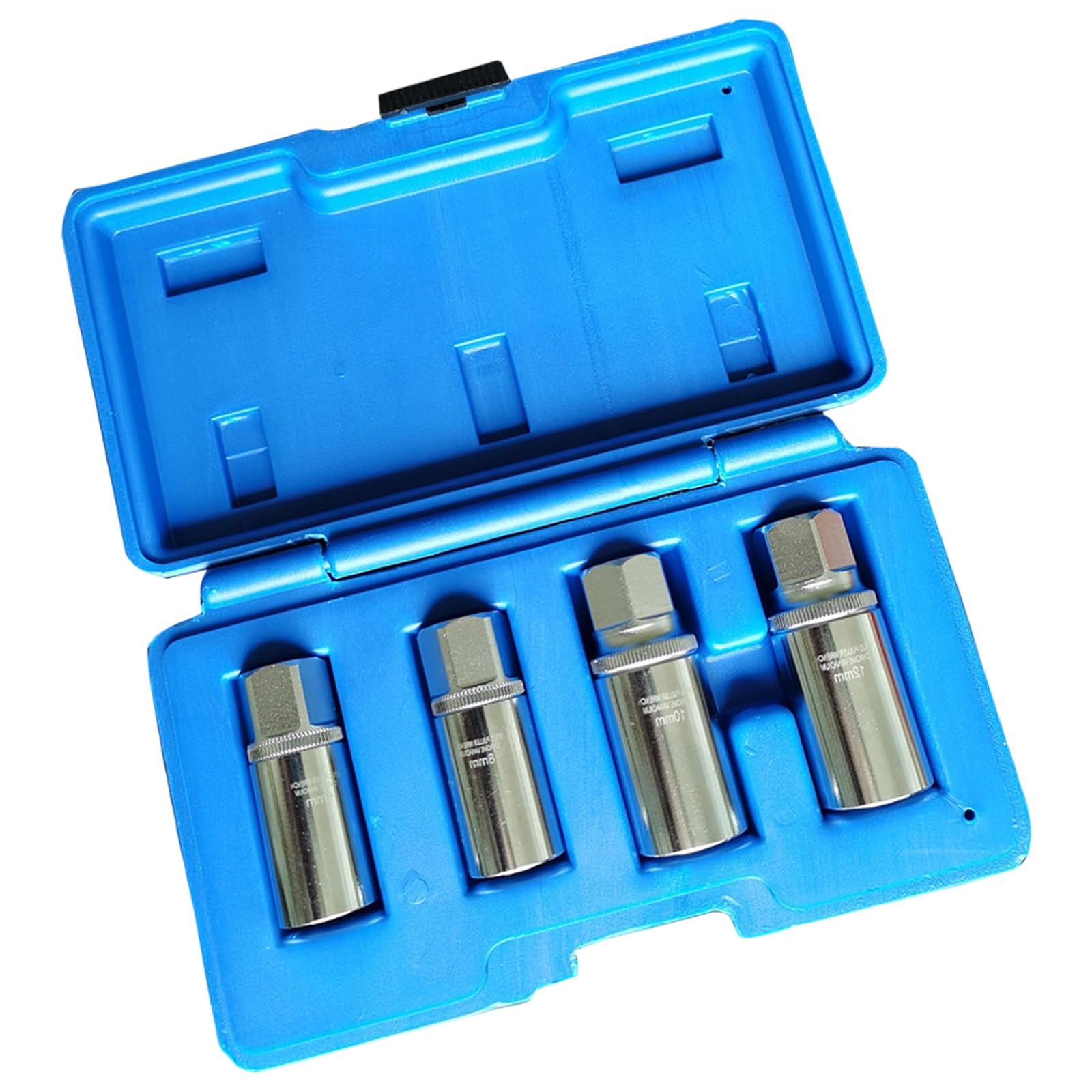 4Pieces Resistant Bolt Extractors Set Quick Installation Tool for Stubborn Screws and Nut Damaged Nut Remover Set