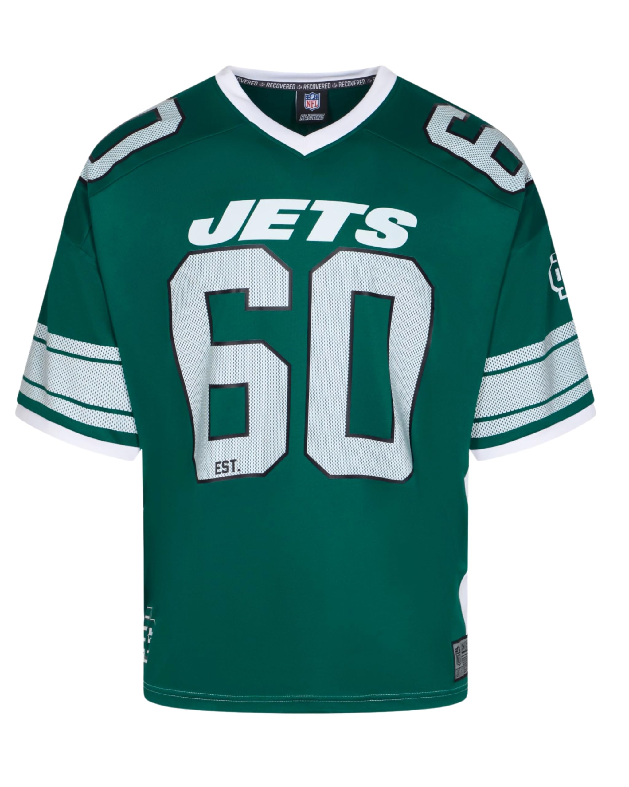 Recovered NFL T-Shirt Jersey Trikot American Football Fanshirt Teamlogo Nummer Sommer Oversized