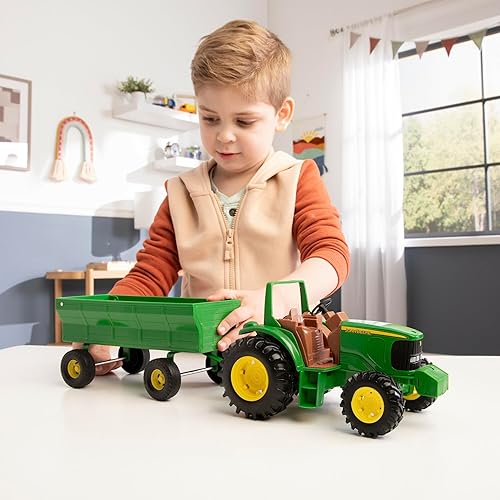 Miniatura 5 de TOMY John Deere - Juego de tractor para niños con flarebox Wagon 8 pulgadas