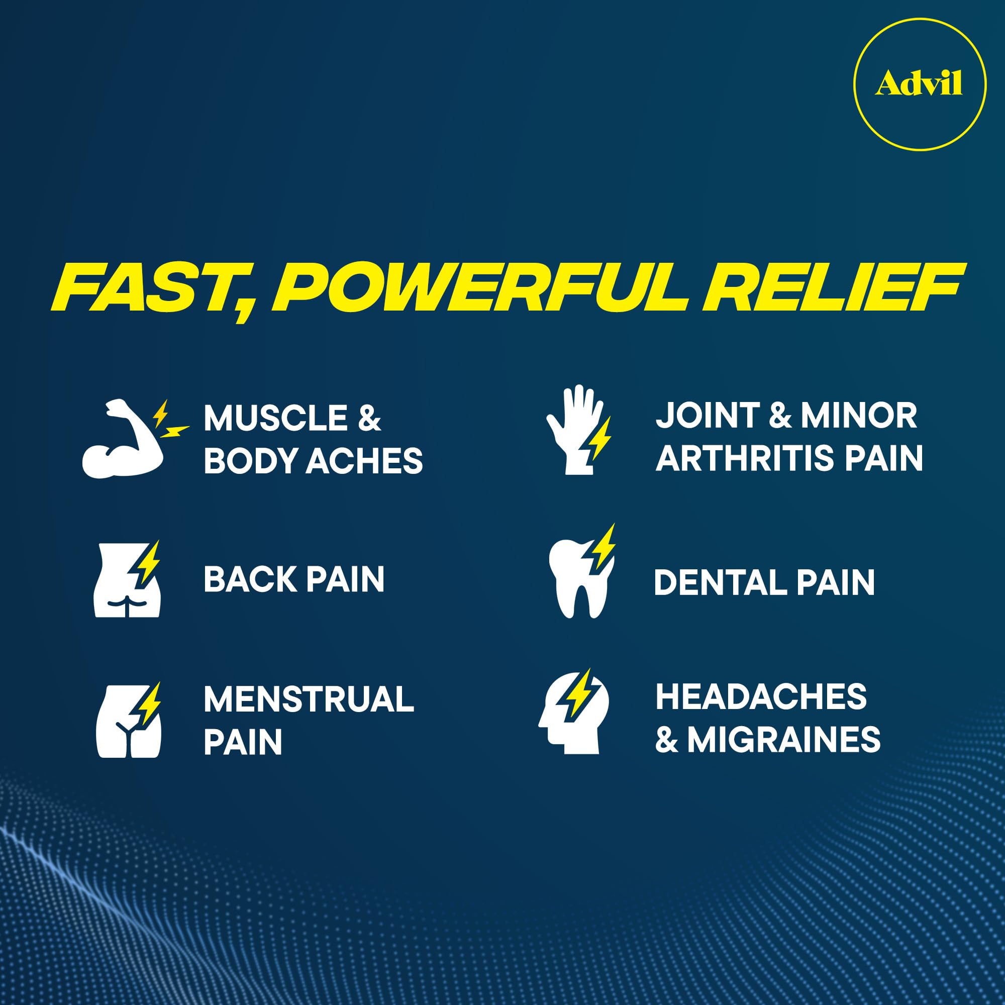 ​​Advil Dual Action Coated Caplets with Acetaminophen - 216 Count​ — Amazon image 2