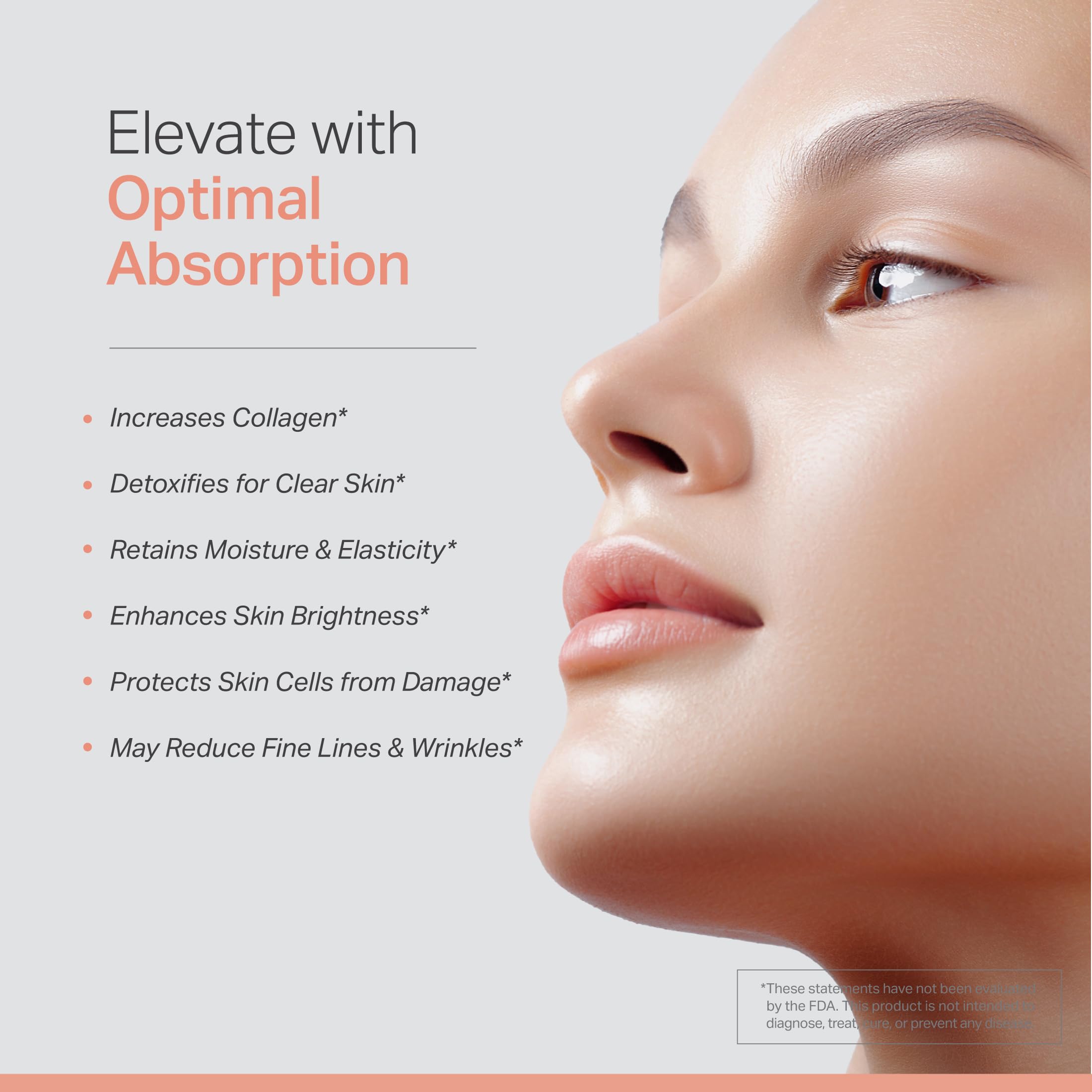 Liposomal Glutathione Skin Care Supplement, Collagen & Vitamin C — Amazon image 3