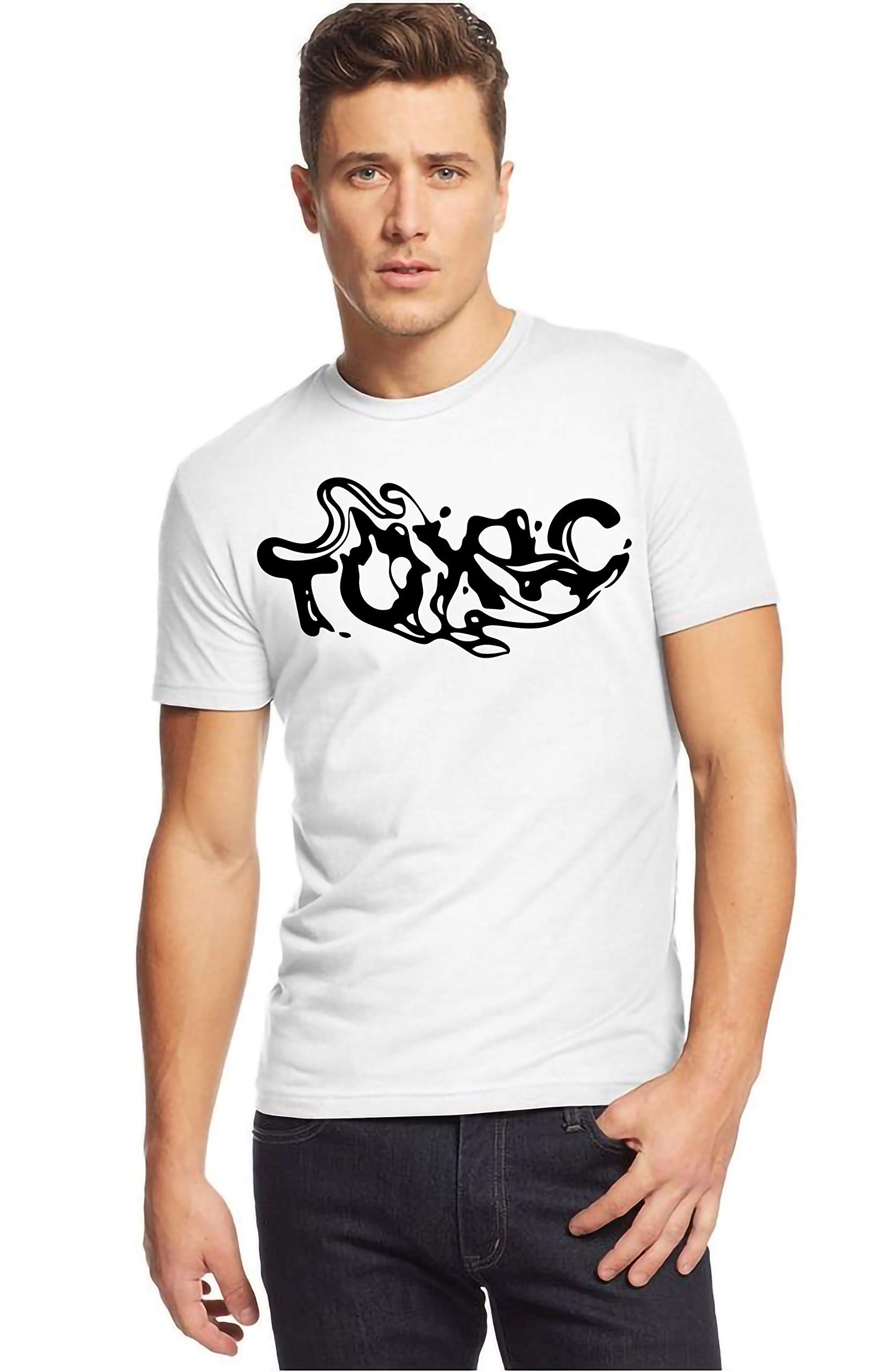 EPIKO Regular Fit Stylish Toxic Slogan Printed T-Shirt for Men & Women