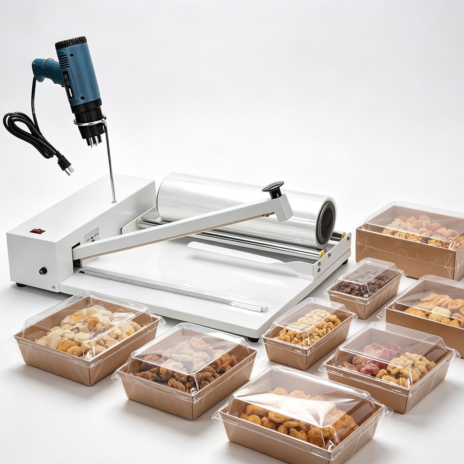 Machine Thermorétractable Pour Aliments, Livres, Cartons, Coupe Sur Mesure