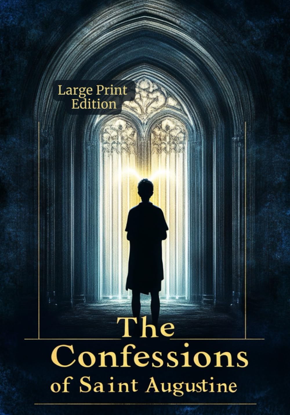 The Confessions of Saint Augustine (Large Print Edition): A Timeless Christian Classic on Spiritual Awakening, Inner Transformation, and the Search for Truth and Divine Grace