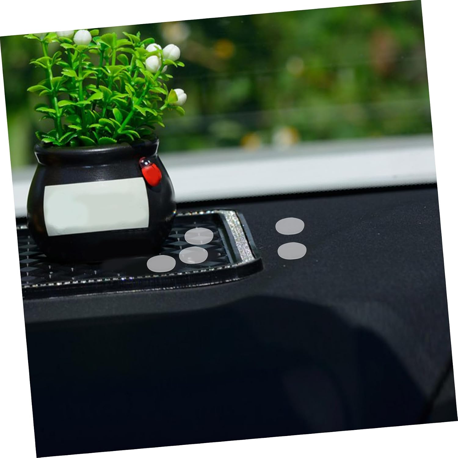 1000pcs Double Sided Transparent Adhesive Dots for Car Decor Removable Round Stickers for Craft DIY Office Supplies and Home Decoration
