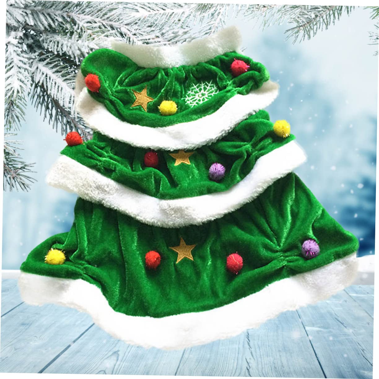 UPKOCH 3 Vestito per Cane Costume Invernale per Feste Xs Abbigliamento per Animali Domestici Natalizio