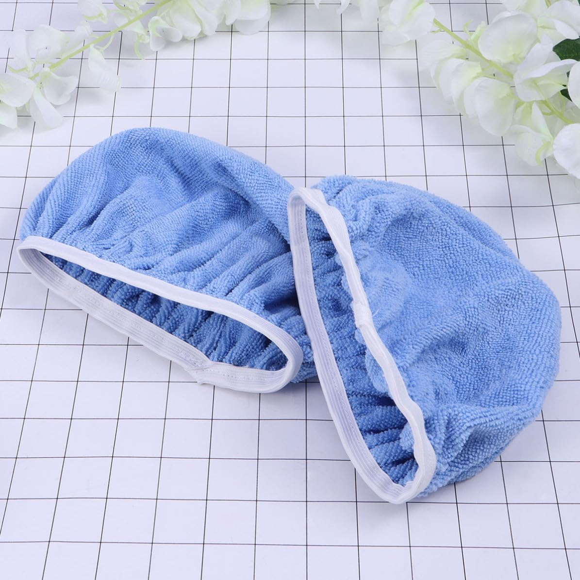 5 Pcs 5 Microfiber Car Polishing Waxing Bonnets Pads, Reusable 9-10