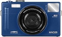Vista 1 de Minolta 48MP Autofocus Digital Camera with Selfie Mirror – 4K Ultra HD Video, 16x Digital Zoom, 3.0” LCD, Face Detection, Smile Capture, Scene