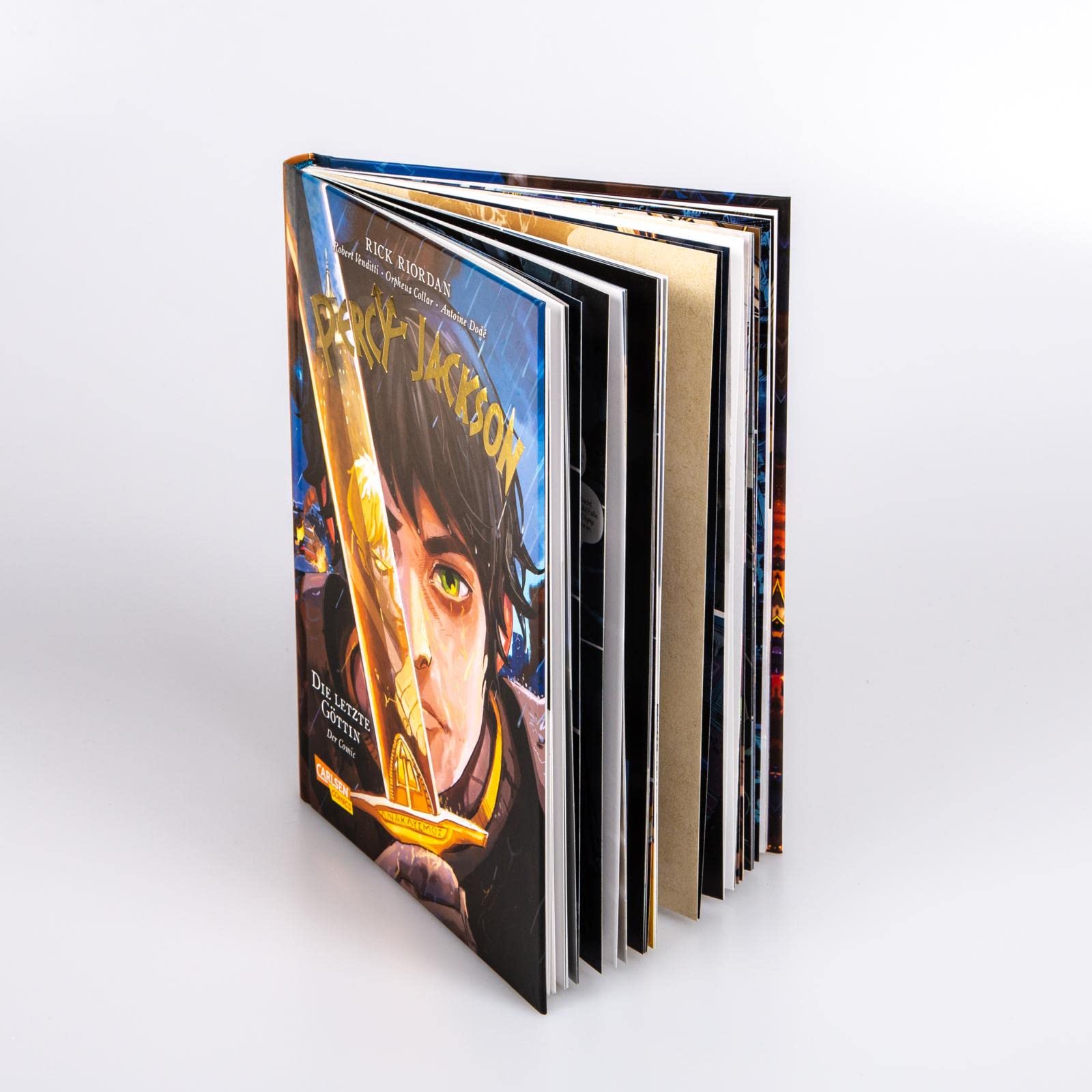 Percy Jackson (Comic) 5: Die letzte Göttin: Der Kinderbuch-Klassiker als Comic-Adaption für Jungen und Mädchen ab 12 Jahre über griechische Titanen und Halbgötter (5)