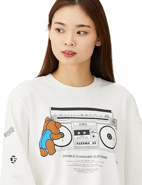 Amazon | [ダブルスタンダードクロージング] ラジカセベアプリントT 