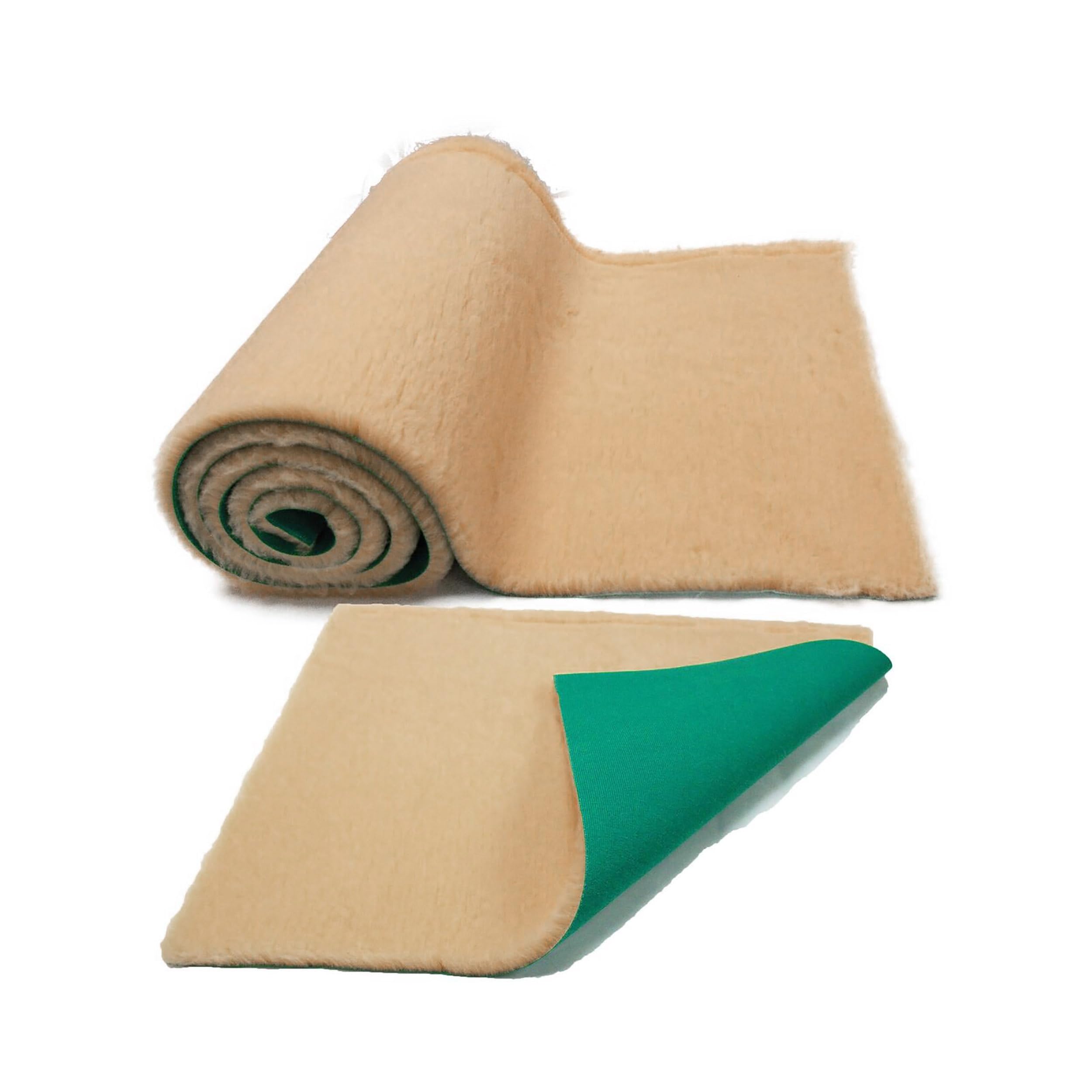 SOUL DESTINY Traditional Cream Wheat High-Grade Vet Bedding 30mm THICK ROLL WHELPING FLEECE DOG PUPPY PRO BED โ image 1