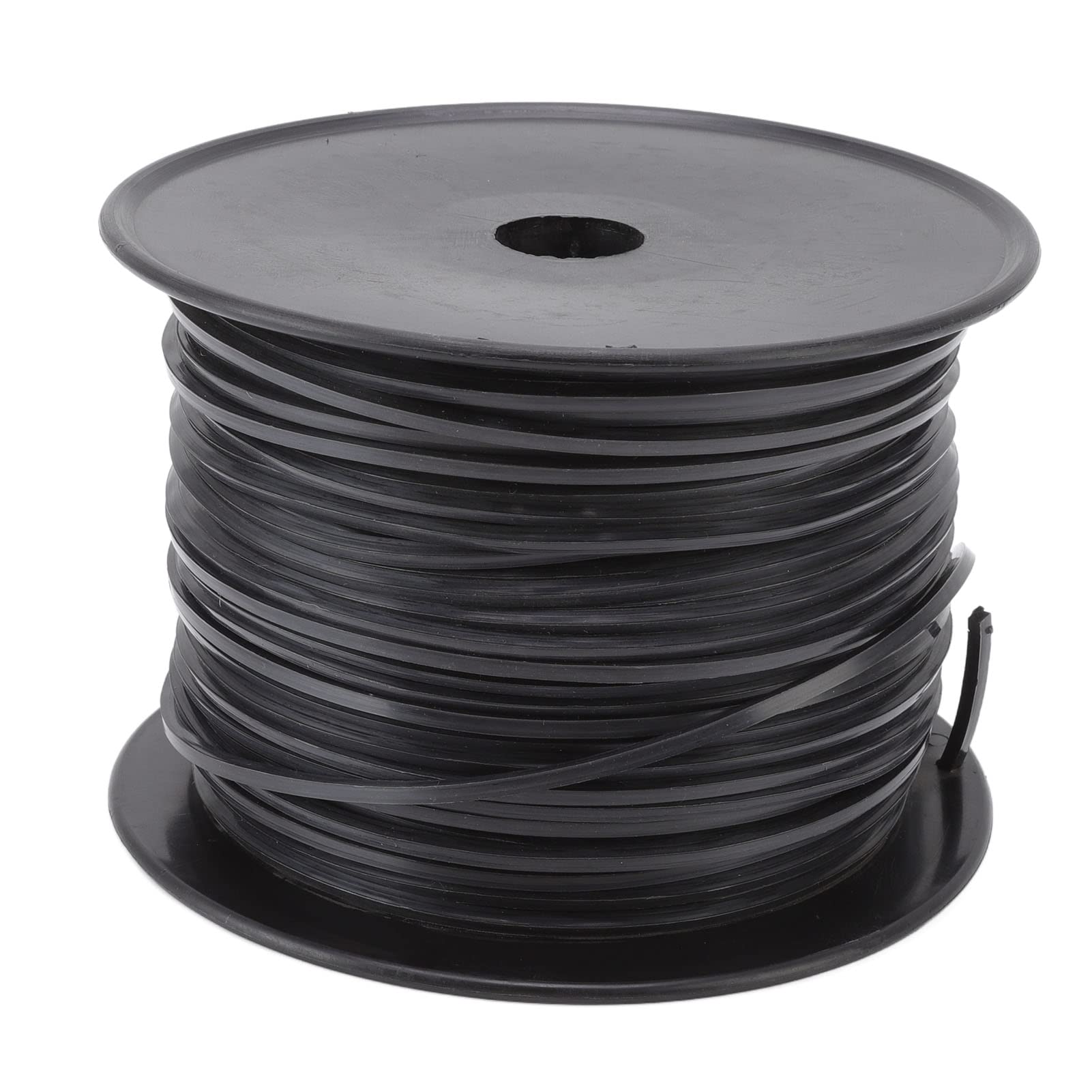 Hilo de Desbrozadora, Hilo de Desbrozadora de Hilo Cuadrado de 3,3 Mm/0,13 Pulgadas Reemplazo de Hilo de Desbrozadora de Césped Negro de Nailon de Alta Eficiencia para (100