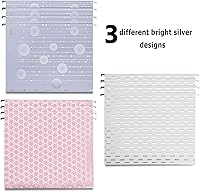 Vista 5 de Y YOMA - Carpetas colgantes, Plateado brillante.