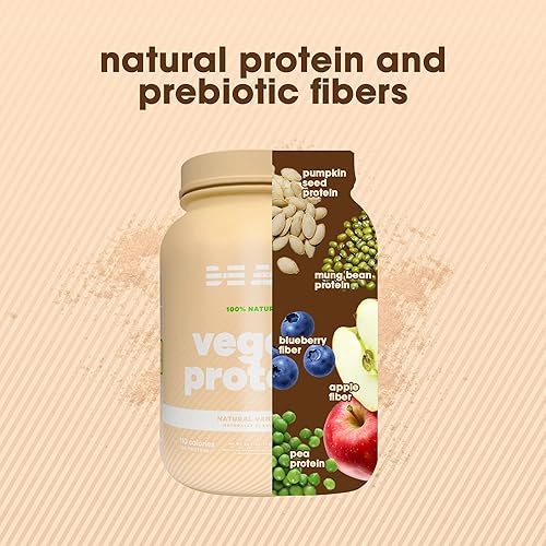 Miniatura 3 de BEAM Be Amazing - Proteína vegana en polvo  071oz de proteína a base de plantas con fibras prebióticas  Mezcla de batido sin azúcar y gluten batido