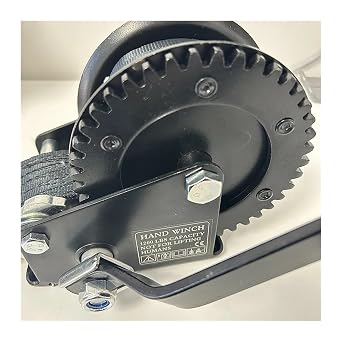 Winch, Hand Winch 1200lbs Portable Light Duty Small Manual Boat for ATV UTV Marine