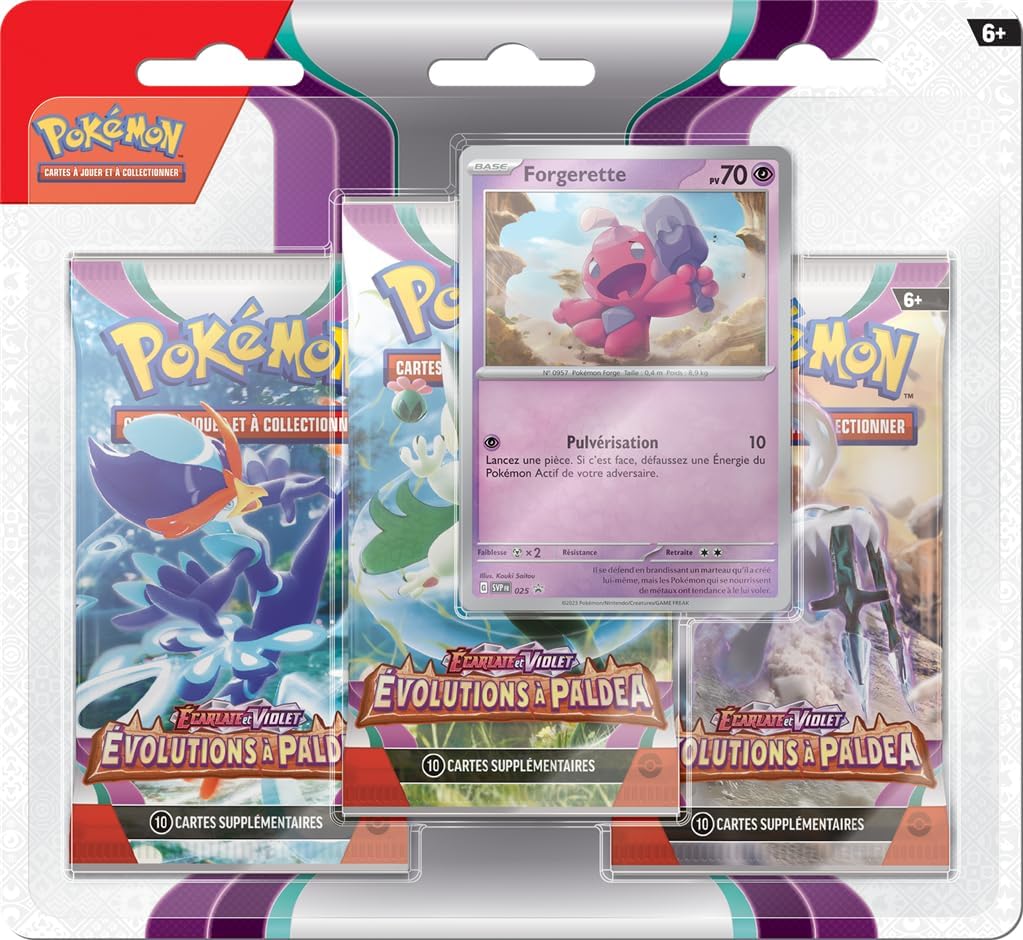 Pokemon - Pack 3 Boosters - Ecarlate et Violet EV08 - Etincelles