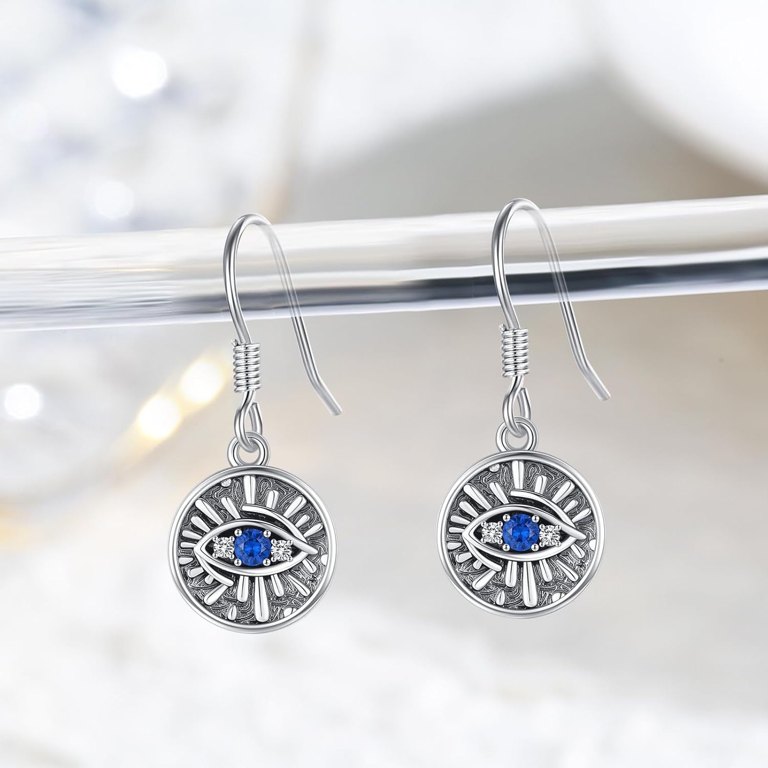 Evil Eye Earrings for Women Men Protection Jewelry Gifts - Image 6