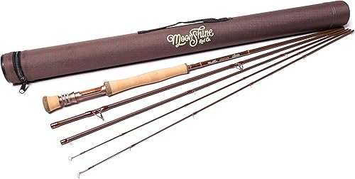 Miniatura 17 de Caña de pescar con mosca con funda de transporte, acción rápida, The Rambler