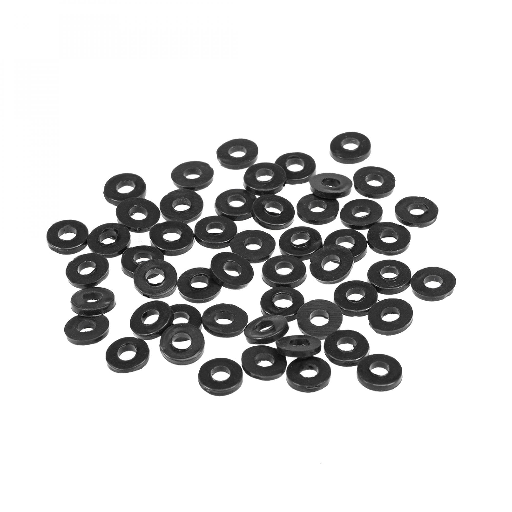 TOP-VIGOR 50Pcs Rubber Flat Washers