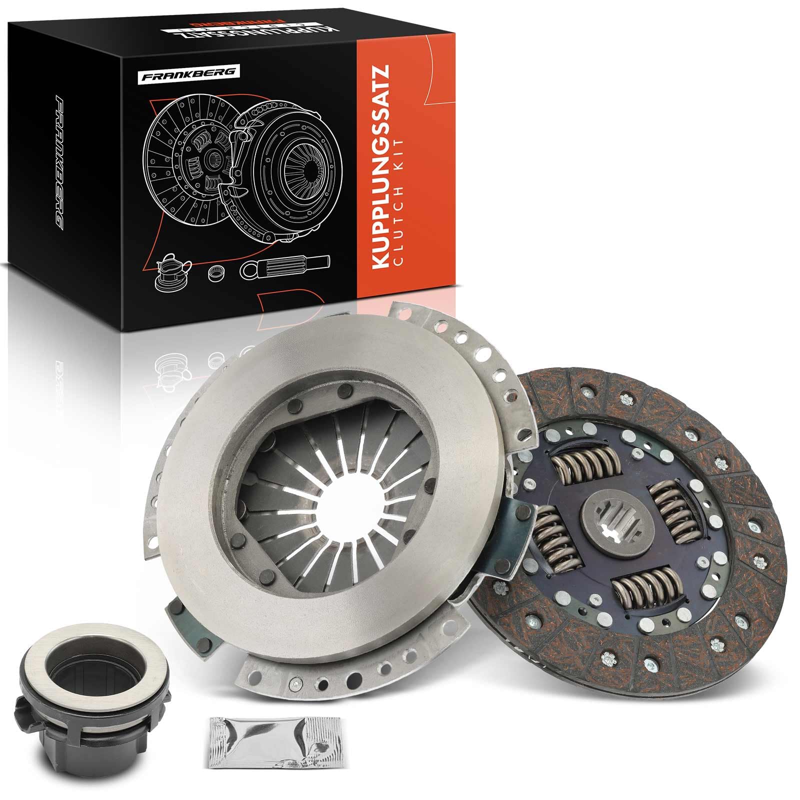 Frankberg Kit de embrague embrague 21211223570 | Compatible con: Serie 3 Touring E36, Serie 3 Compact E36, Serie 3 E36, Serie 3 Coupé E36, Serie 3 Convertible E36