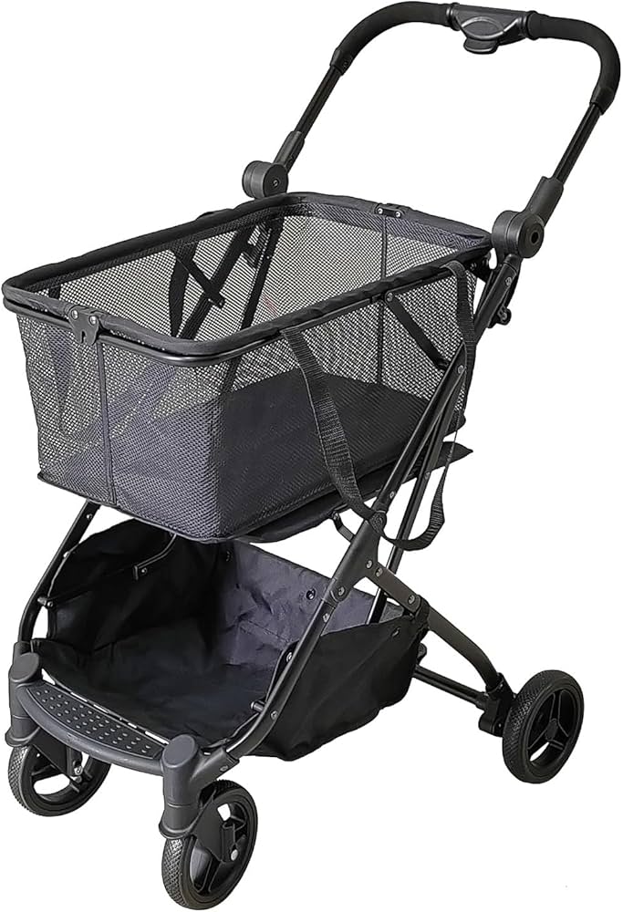 Amazon｜ショッピングカート 折り畳み 4輪 軽量 ブレーキ付き