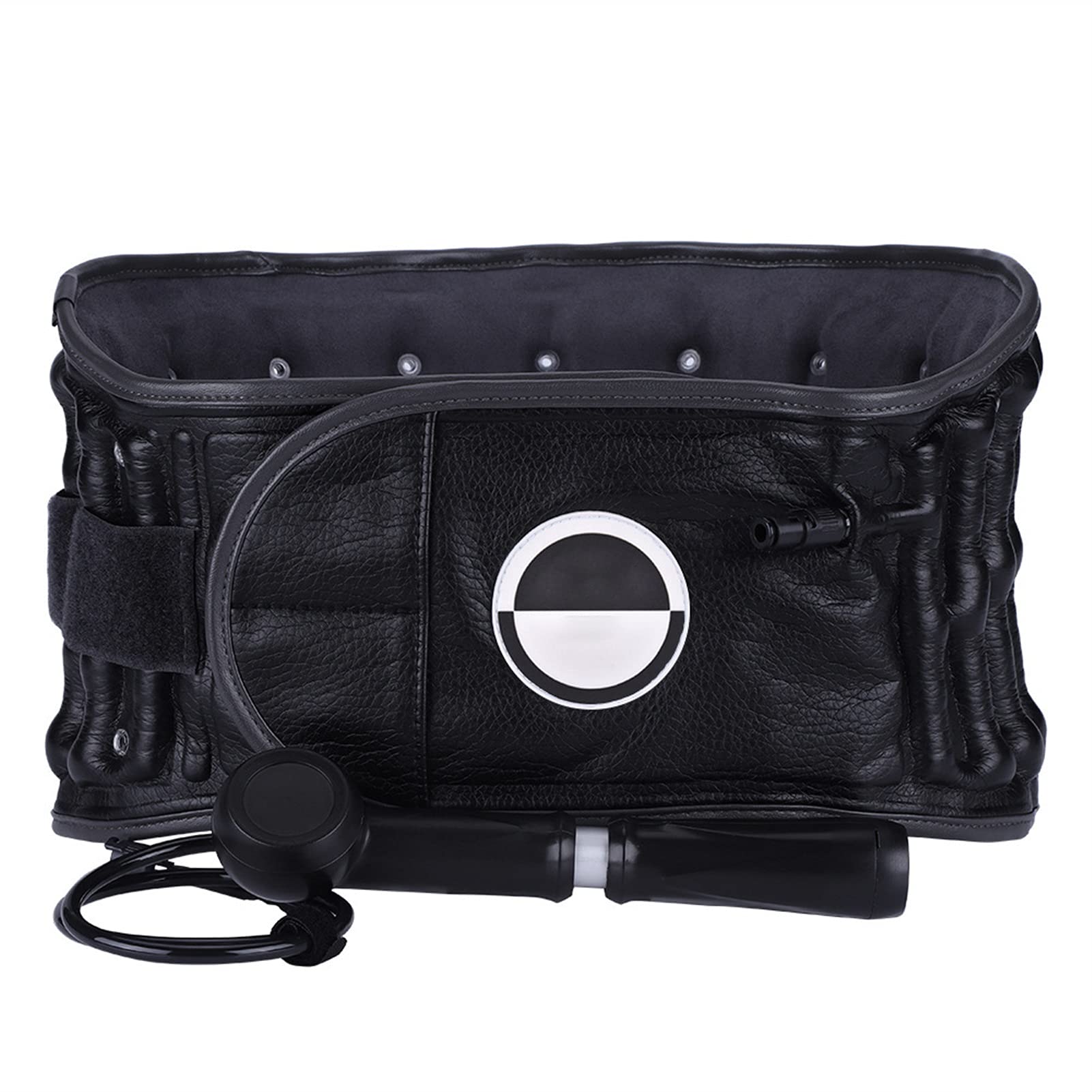 Cinturón de descompresión para la espalda, soporte lumbar para el dolor de espalda, para hombres y mujeres, con almohadilla acolchada, ajustable, para la cintura y la columna vertebral (talla L)