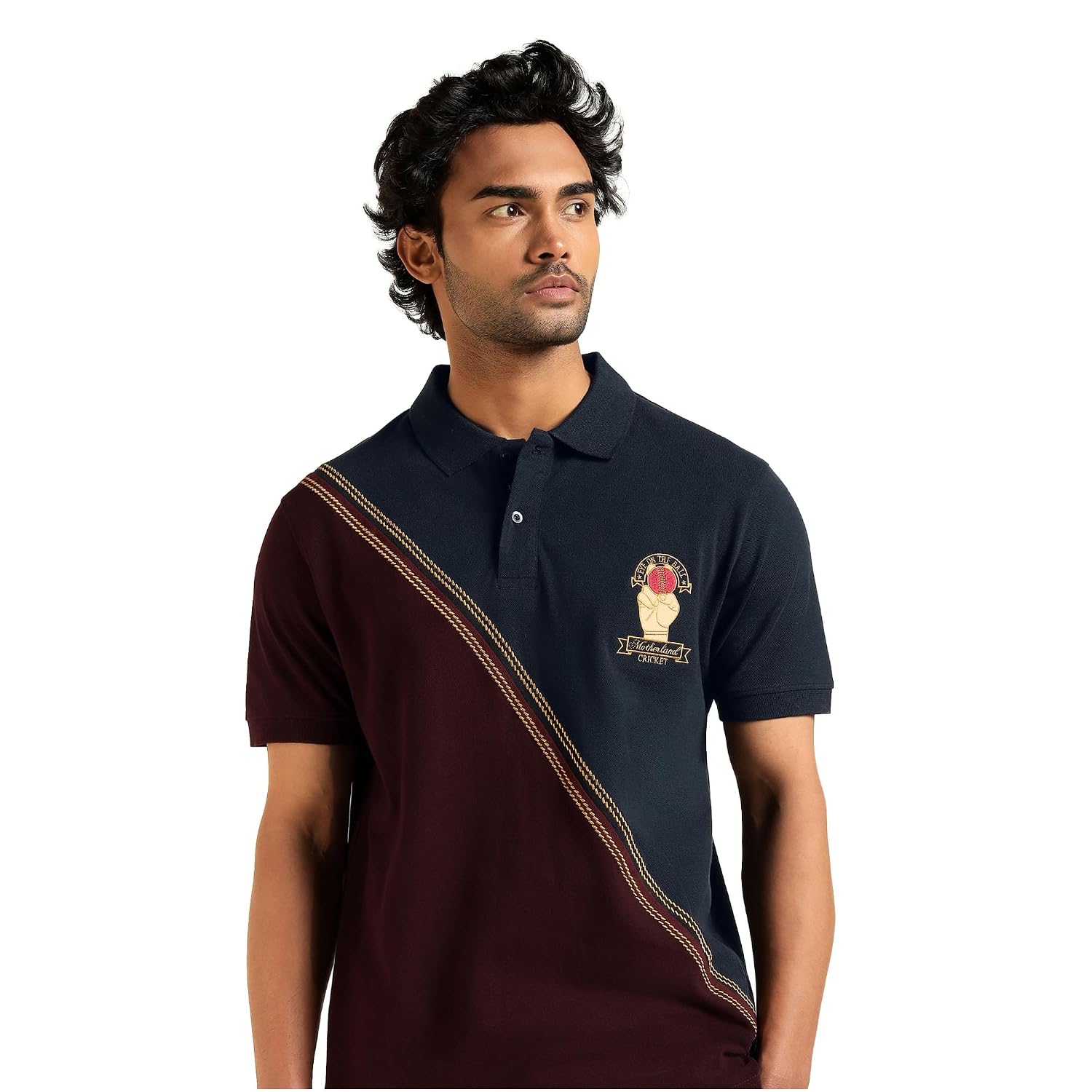 Motherland Men's Cotton Half Sleeve Polo T-Shirt | Cricket Print | Stylish & Comfortable Fit - Review, Price and Buying Guide