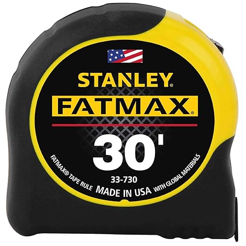 Vista 15 de Stanley Herramientas manuales 33-730 1-1/4" X 30' FatMax® Cinta métrica Amarillo/Negro