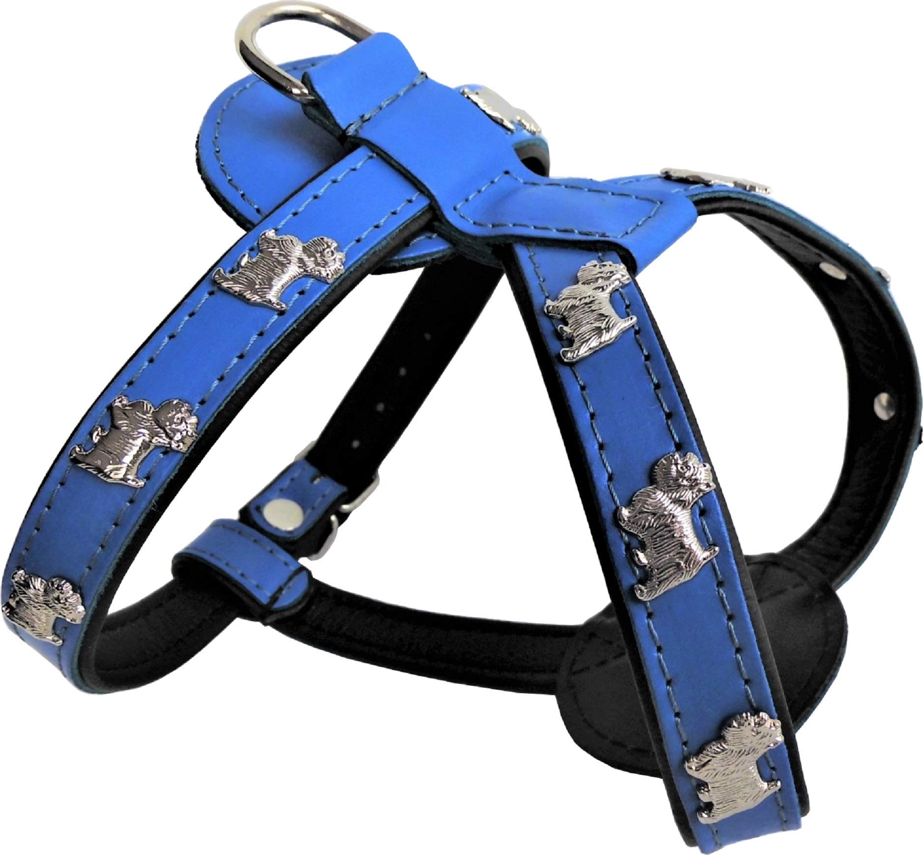 LUVYA Retro Hundegeschirr (80er Style) – Weiches Neopren-Geschirr Für Große Hunde, Brustumfang 55,9-81,3 Cm, Zieh- & Zugfrei