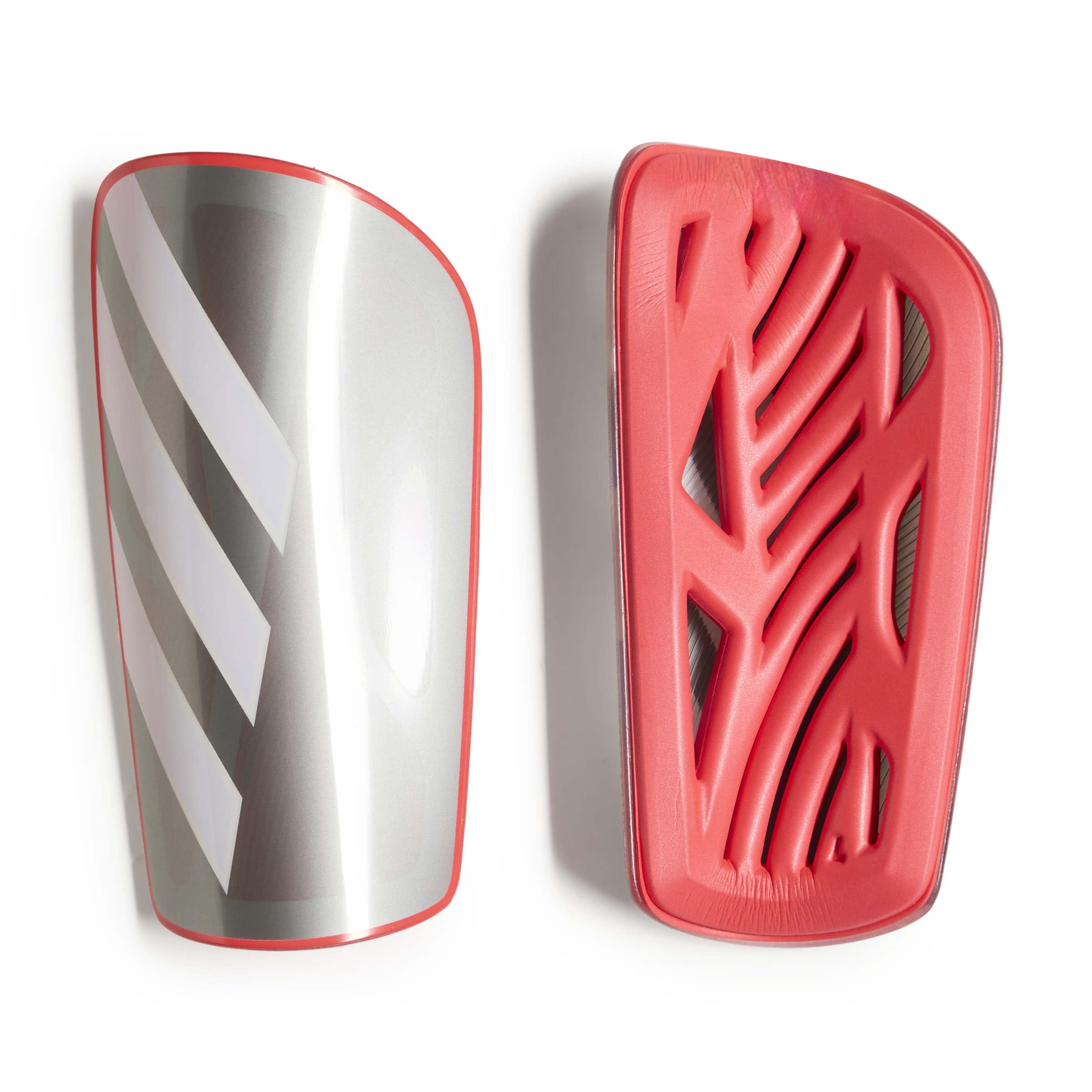 adidas Unisex TIRO SHINGUARD LEAGUE, iron met./lucid red/white/zero met., S
