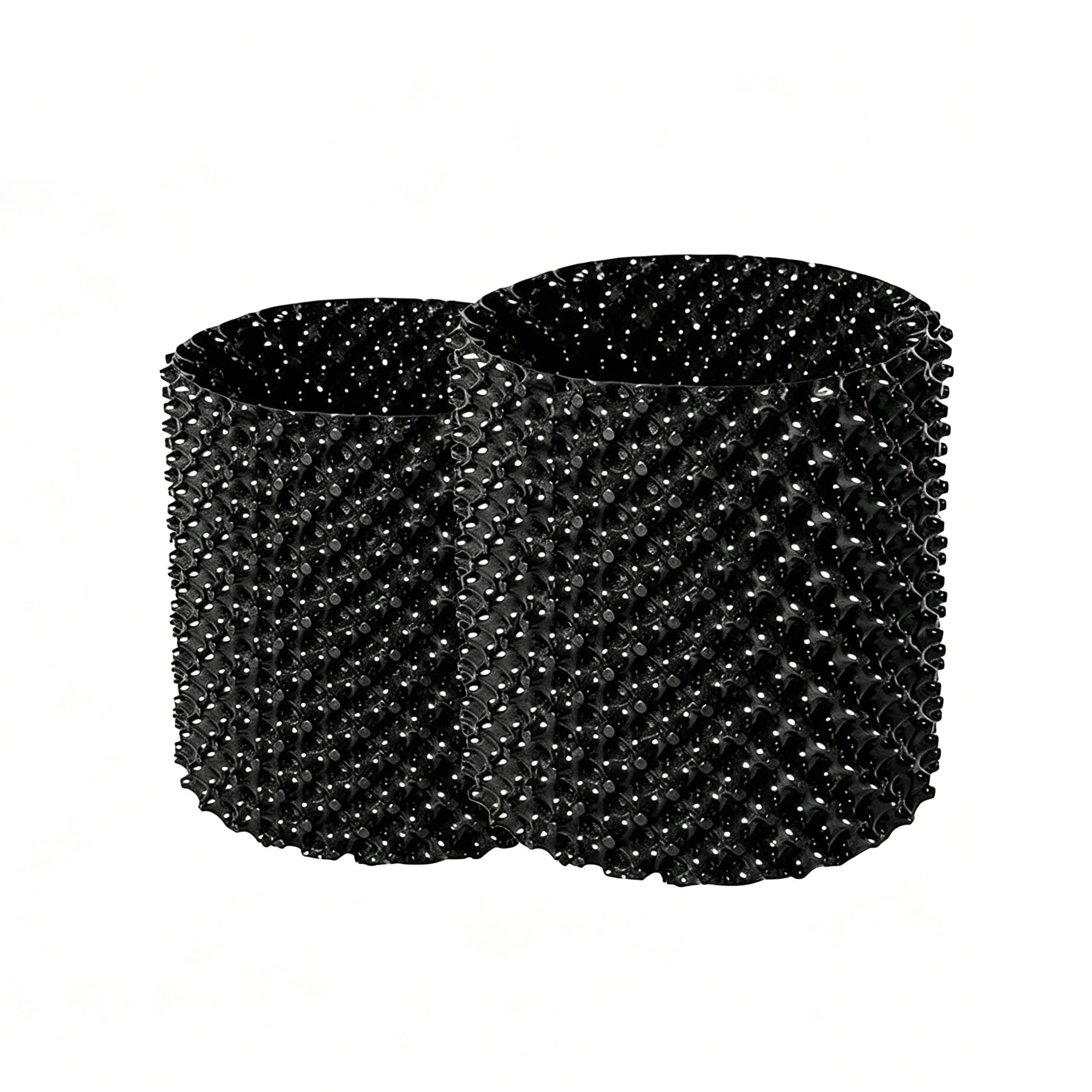 HJLJHS Air Pruning Container, Seed Starter Pots with Drainage Holes, for Plants for Vegetable, Fruit, Self-Planting Pots, Gardening Pot, Planters(Black,20x20in/50x50cm(5 Pots))