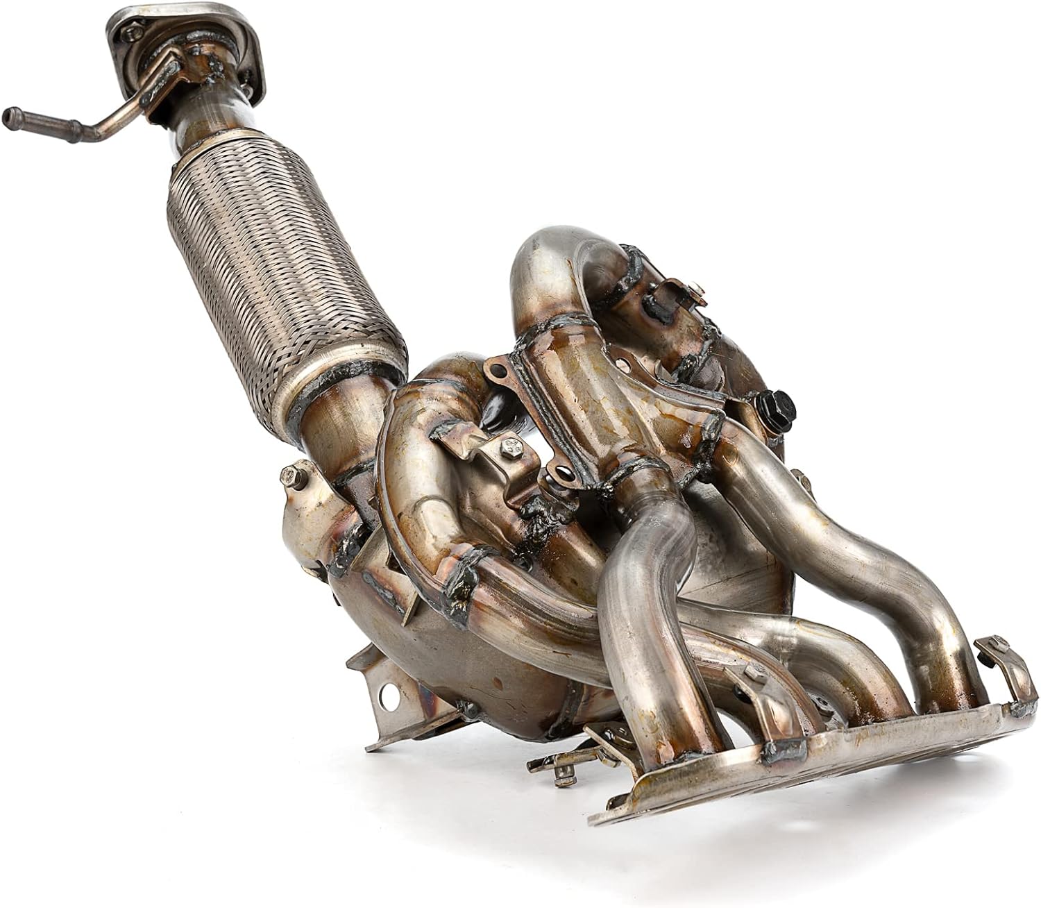 FOMIUZY High Flow Front Catalytic Converter with Integrated