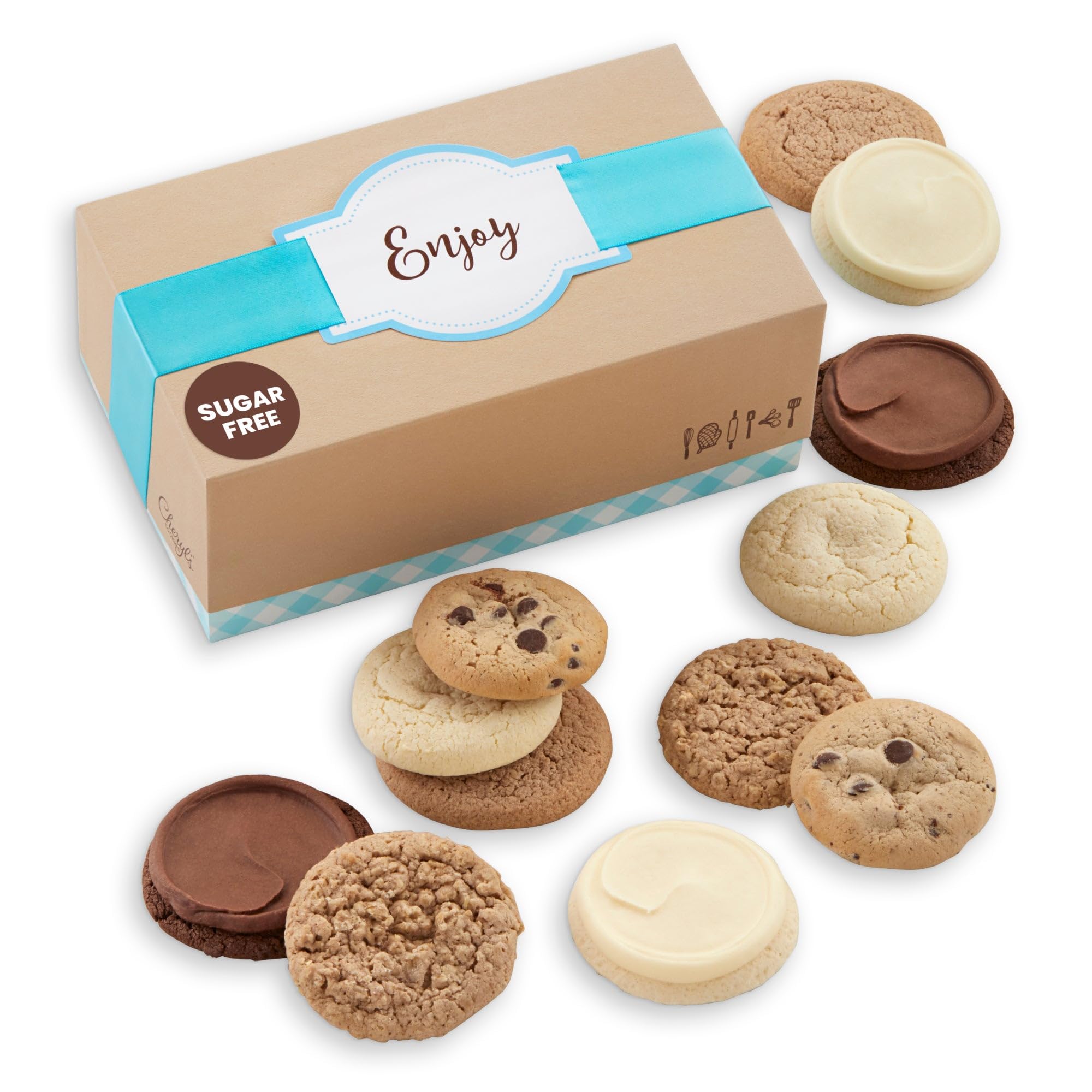 Amazon.com : Cheryl's Cookies Sugar-Free Cookie Gift Box, w/12