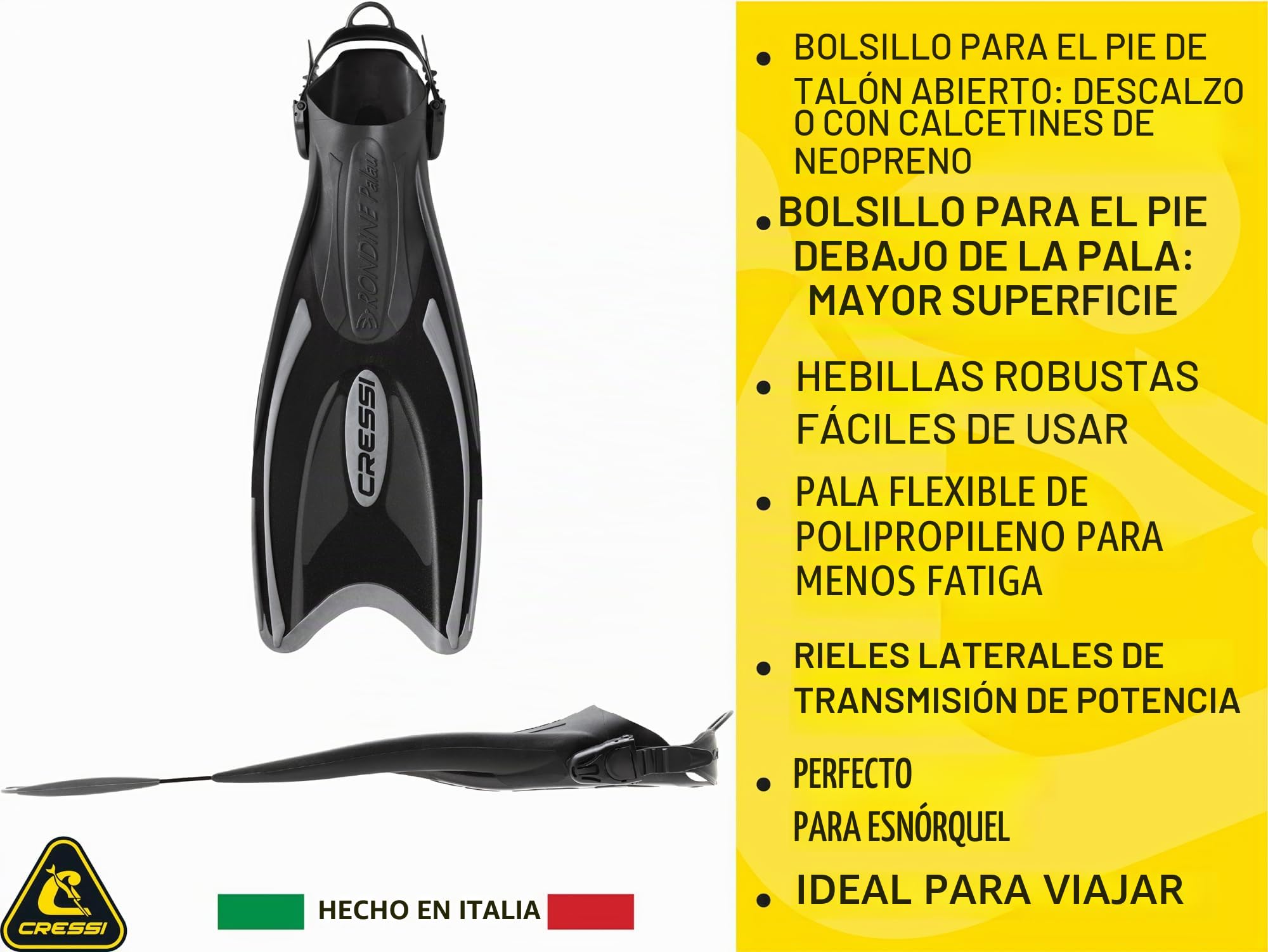 Cressi Palau Saf - Aletas Unisex adulto