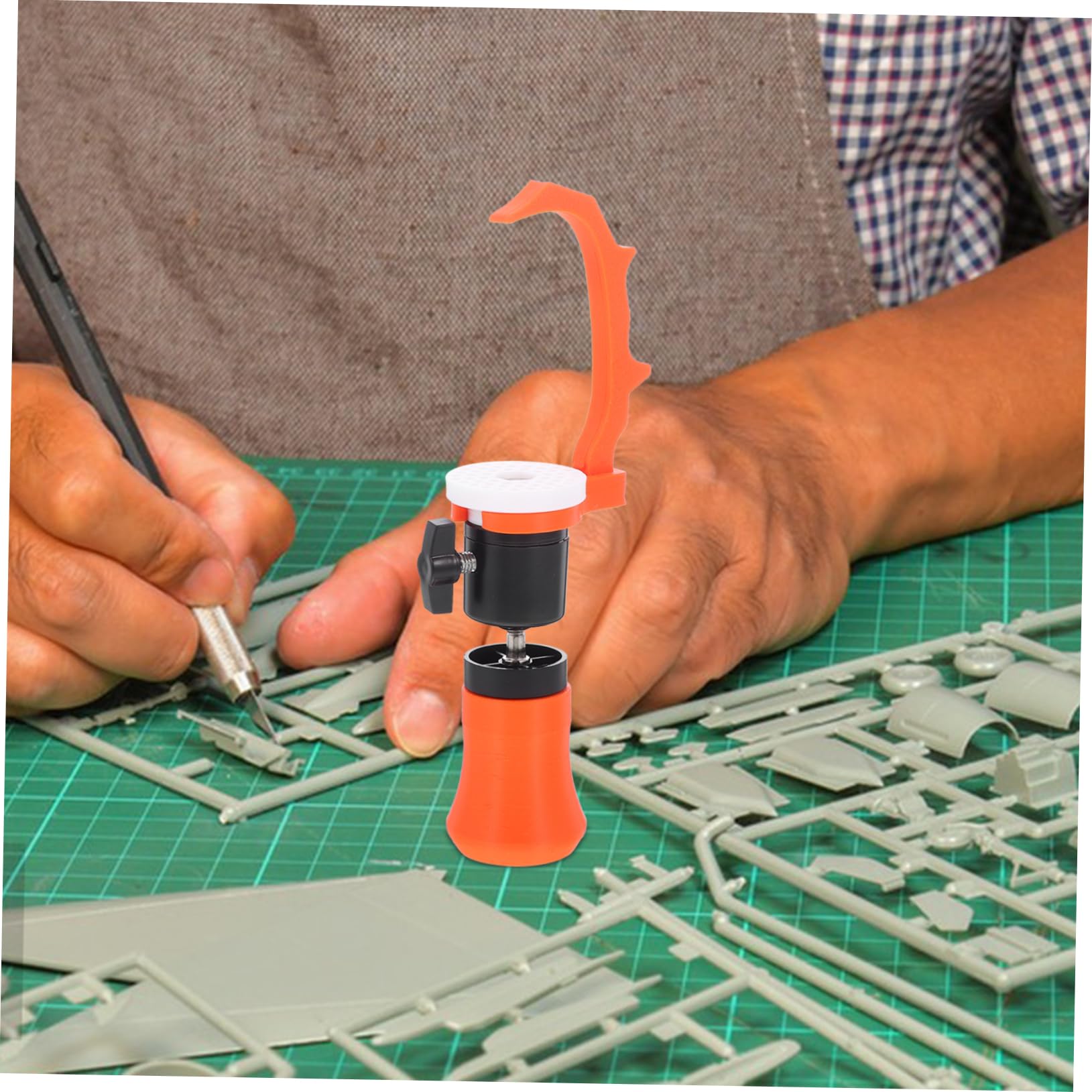 Lurrose Rotating Pen Holder Color Platform for Hand Model Display Versatile Painting Stand for Collectors and Enthusiasts Showcasing Craftsmanship and Detail