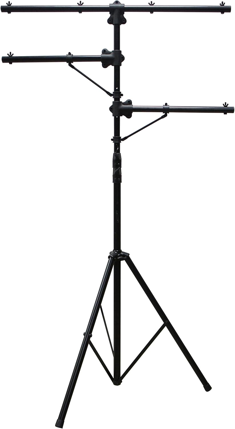 Harmony Audio HA-TREESTAND Pro Audio DJ Lighting Multi Arm Tripod & T-Bar Light Stand