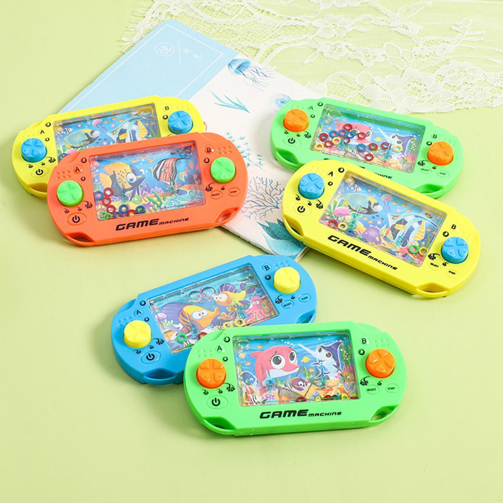 Jeu d'eau Portable Mini avec Anneau d'eau, Jeux rétro – Fournitures éducatives pour enfant