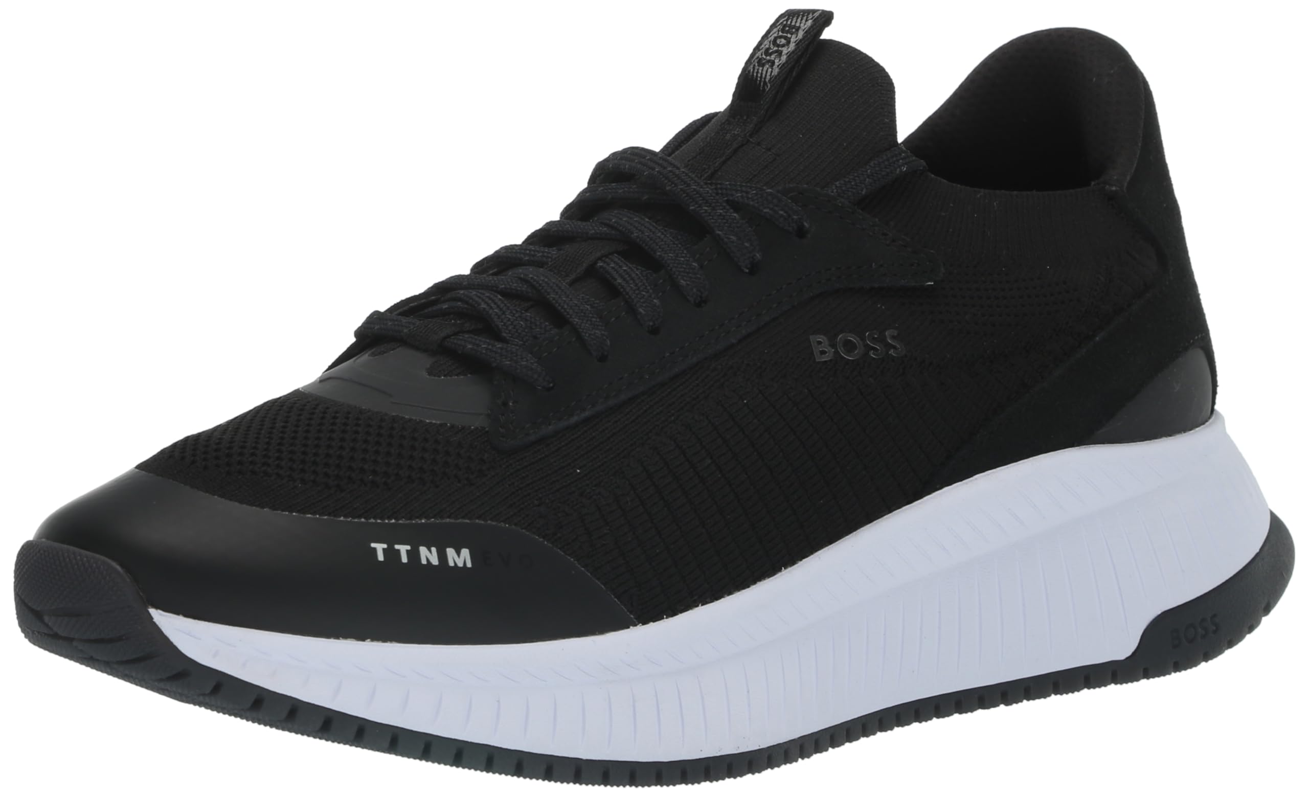BOSS Men's Modern Knit Structure Running Sneaker