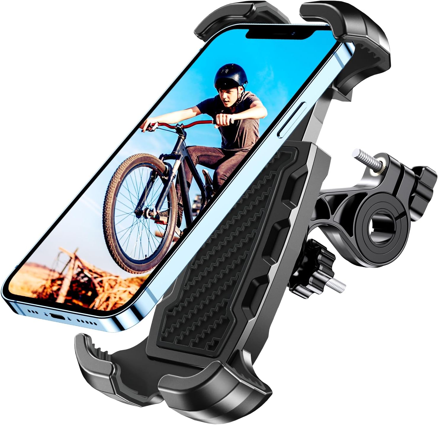 EBIKEPRODUCTS Handlebar Mount Cell Phone Holder with 360