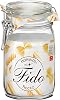 Bormioli Rocco Fido Storage Jar-Wire Bail-1 L-1 Pack, 1 liter, Clear