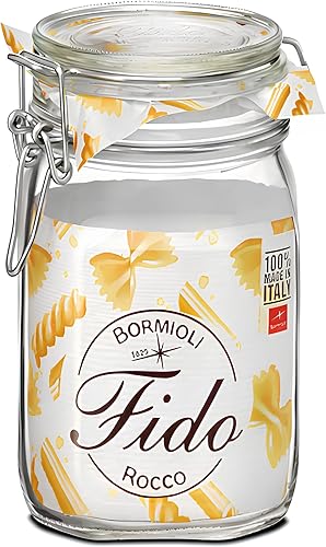 Bormioli Rocco Fido - Jarra de almacenamiento 1 L-1 1 litro transparente