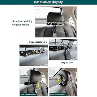 Universal Car Child Seat Restraint Anchor Mounting Kit Replacement for ISOFIX Latch headrest Interface Bracket