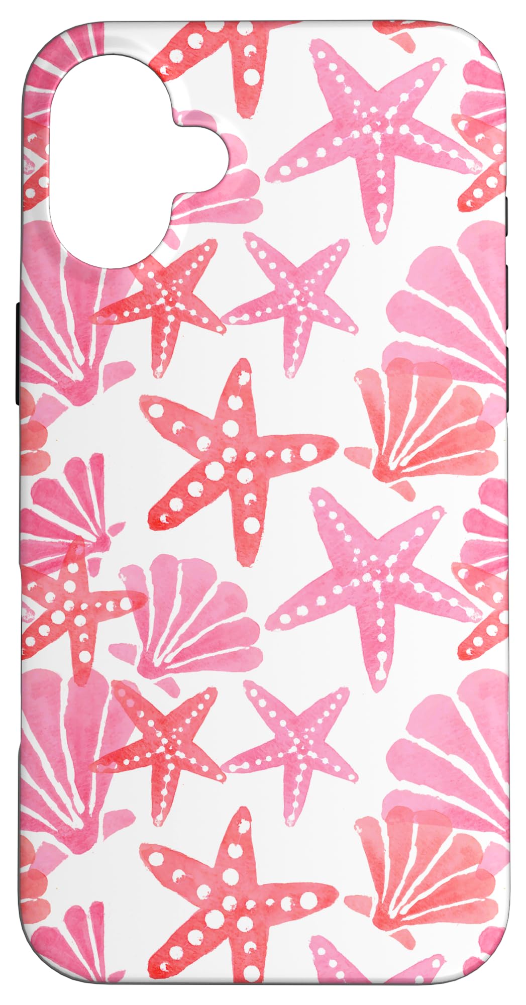 Coastal Granddaughter Sea Shells Coral Preppy Beach Summer Case for iPhone 16 Plus