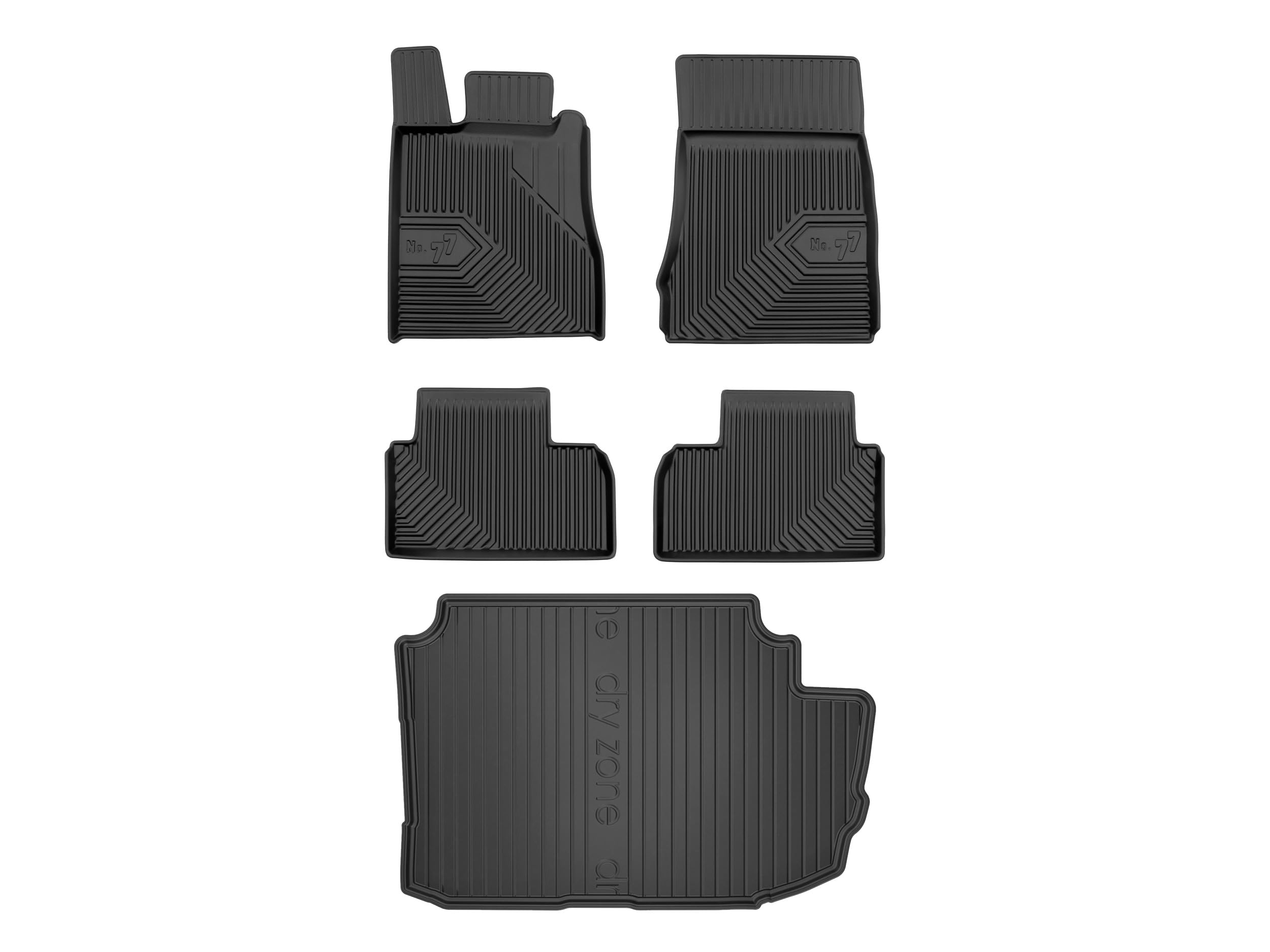 Dywaniki 3D + mata bagaznika kompatybilne z Mercedes Klasa S W220, NO77