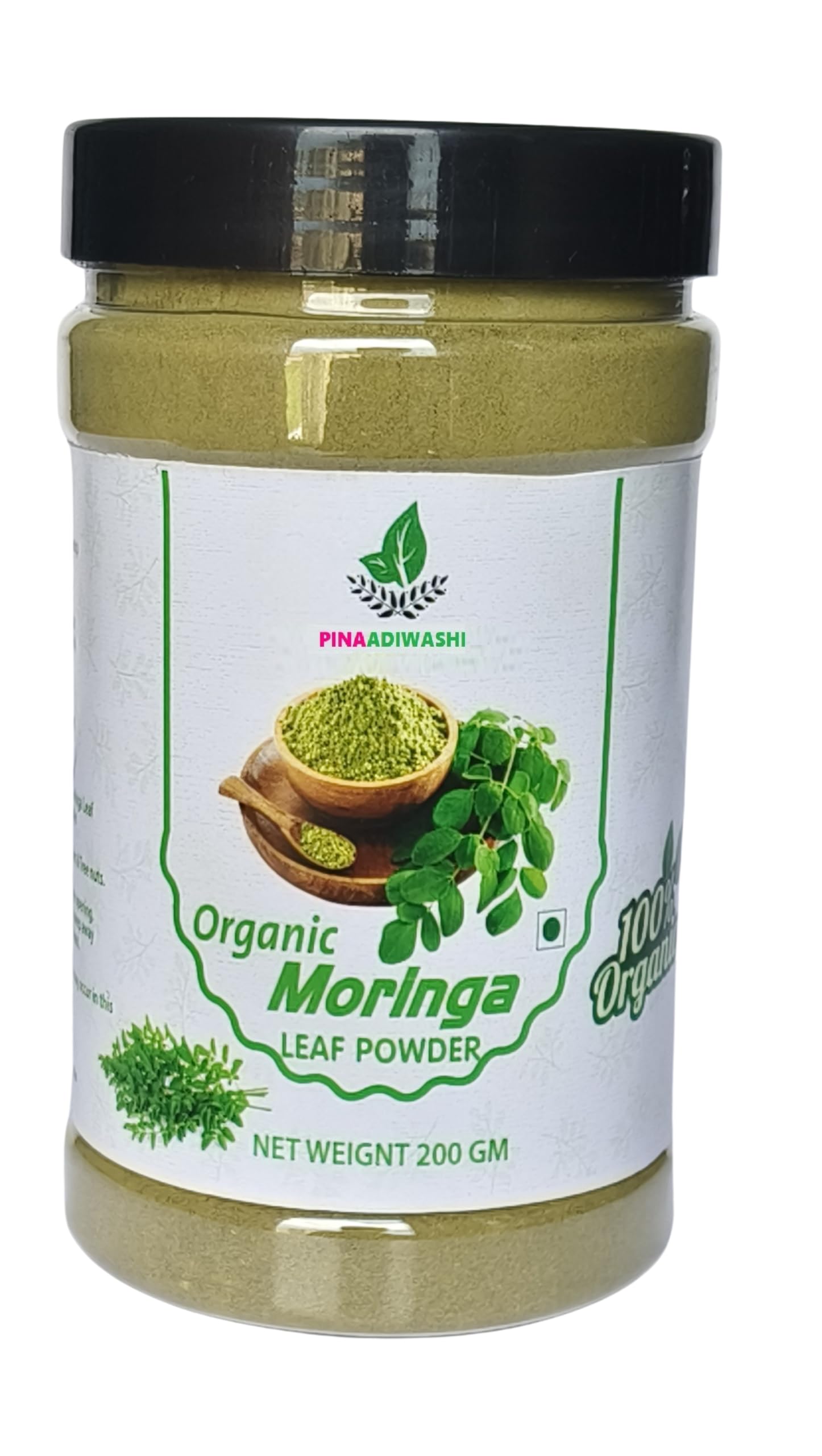 PINAADIWASHI Natural Organic Moringa Leaf Powder | Drumstick Leaf Powder | Ayurvedic Support For Holistic Wellness | Herbal Supplement | Rich In Antioxidants | For Digestion, Energy, Immunity, Weight Loss - 200g (B0DFXY1VRP) Amazon Price History, Amazon Price Tracker