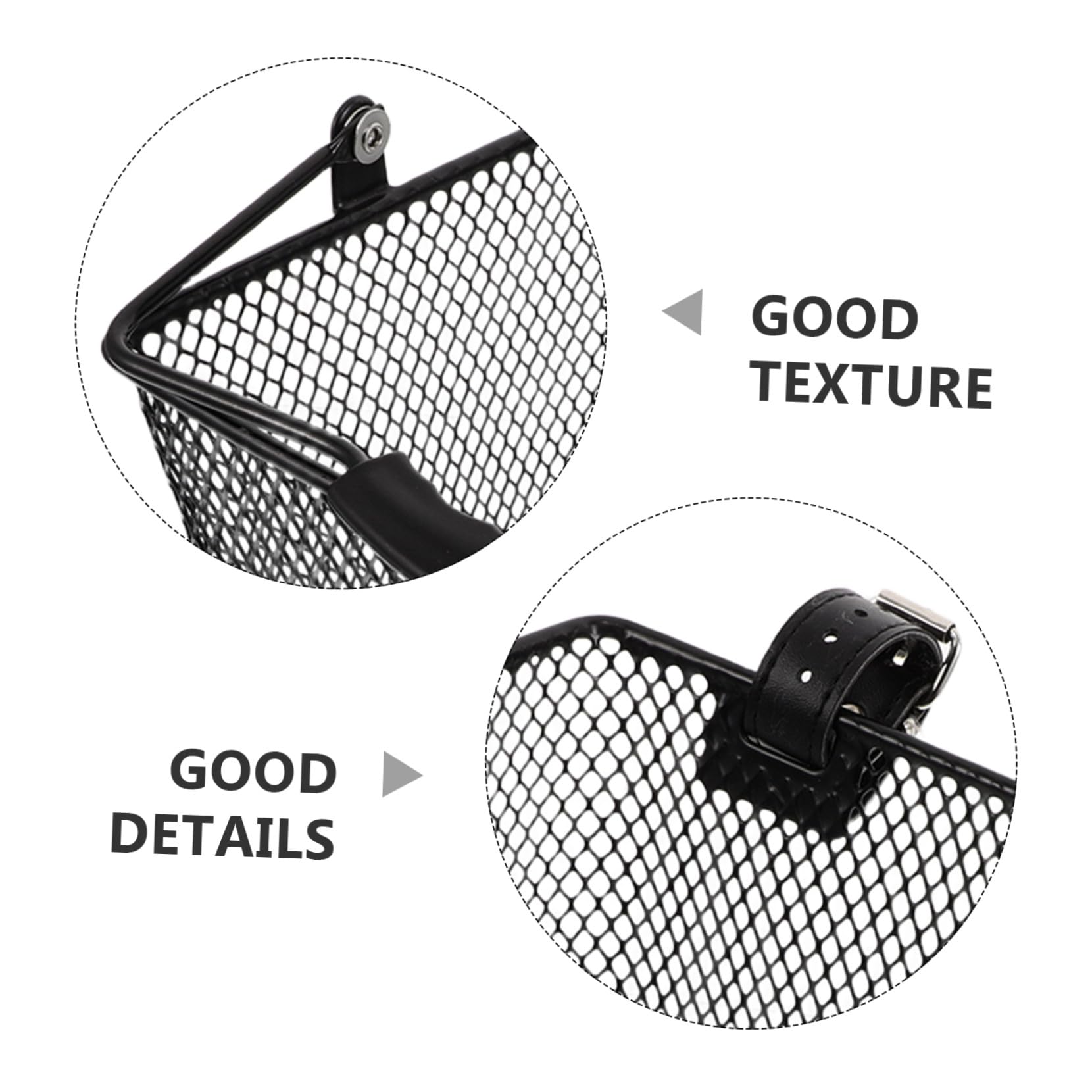 TOYANDONA Cesta De Bicicleta para Delantera De Hierro Accesorio Decorativo para Niñas Cesta De Carga para Montar Patinete La Calle