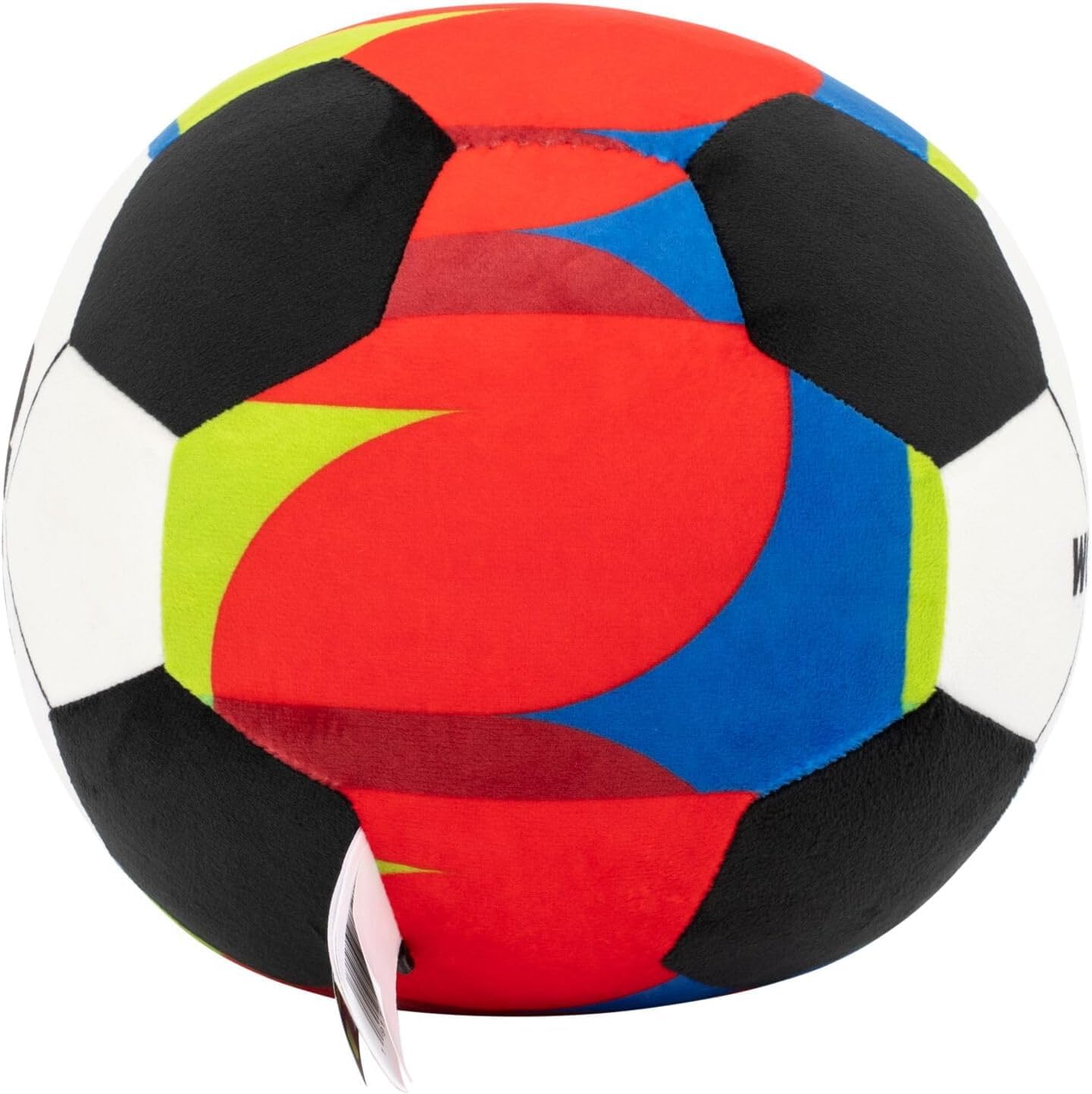 Jazwares Ballon de football FIFA® en peluche rouge de 22,9 cm – Peluche douce de collection Coupe du Monde ™ – Motif officiel FIFA® – À partir de 3 ans
